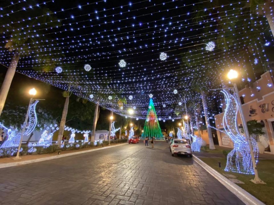 Escenarios navideños para la “foto del feis”