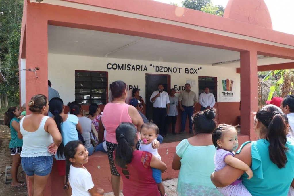 Intensa gira por cinco comisarías tizimileñas Intensa gira por cinco comisarías tizimileñas