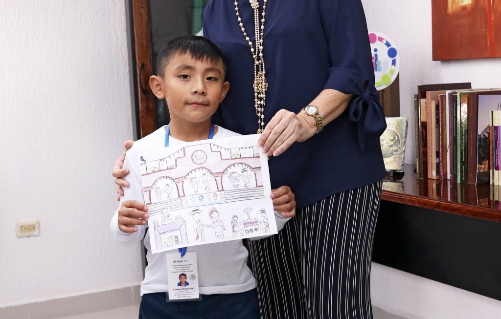 Dibujo de un niño de Temozón gana 2° lugar en concurso nacional Dibujo de un niño de Temozón gana 2° lugar en concurso nacional
