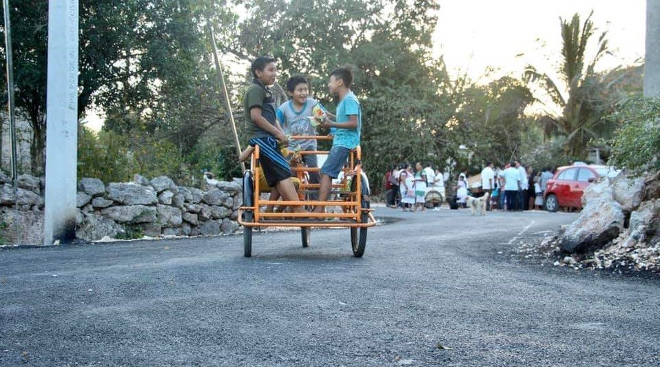 Xocén con calles pavimentadas Xocén con calles pavimentadas