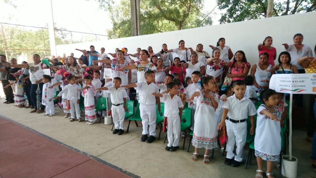 En lengua maya fomentan respeto a símbolos patrios En lengua maya fomentan respeto a símbolos patrios