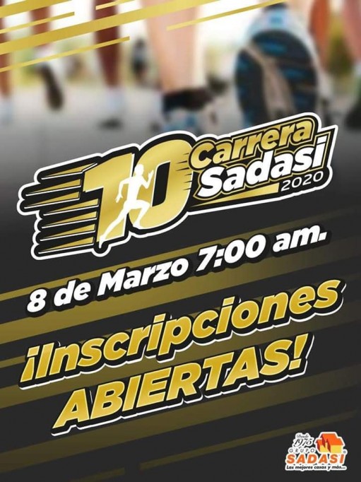 Todo listo para la 10ª Carrera Sadasi Todo listo para la 10ª Carrera Sadasi