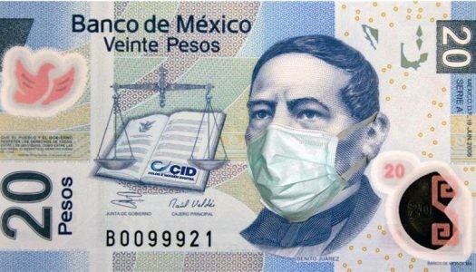 El peso mexicano a la baja por crisis sanitaria El peso mexicano a la baja por crisis sanitaria