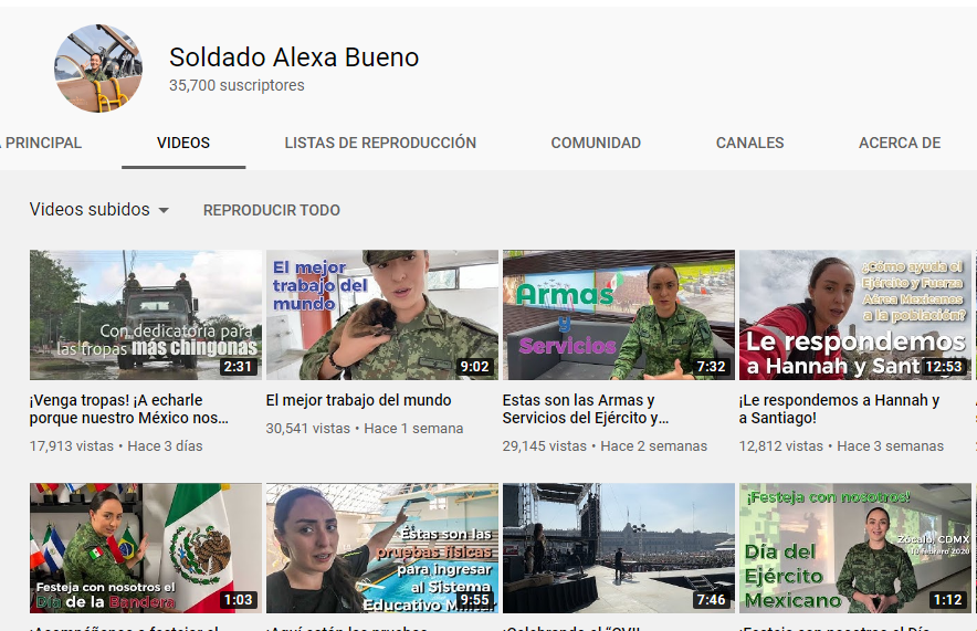 Soldado youtuber, la otra cara del Ejército Mexicano Soldado youtuber, la otra cara del Ejército Mexicano