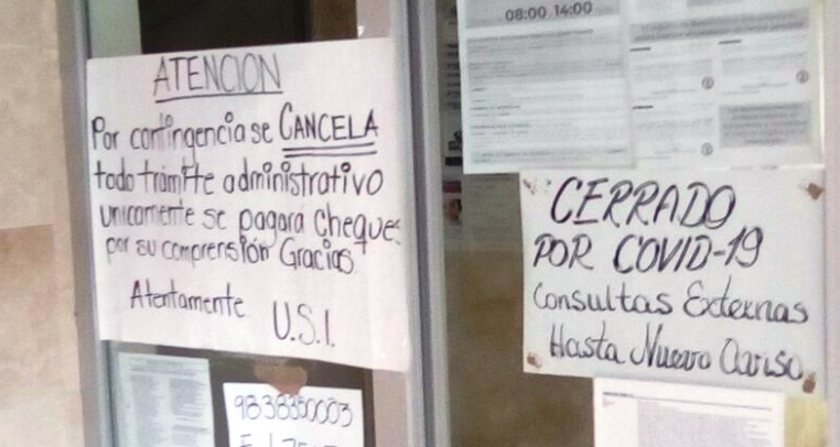 Cierran ISSSTE en Cancún por falta de insumos Cierran ISSSTE en Cancún por falta de insumos