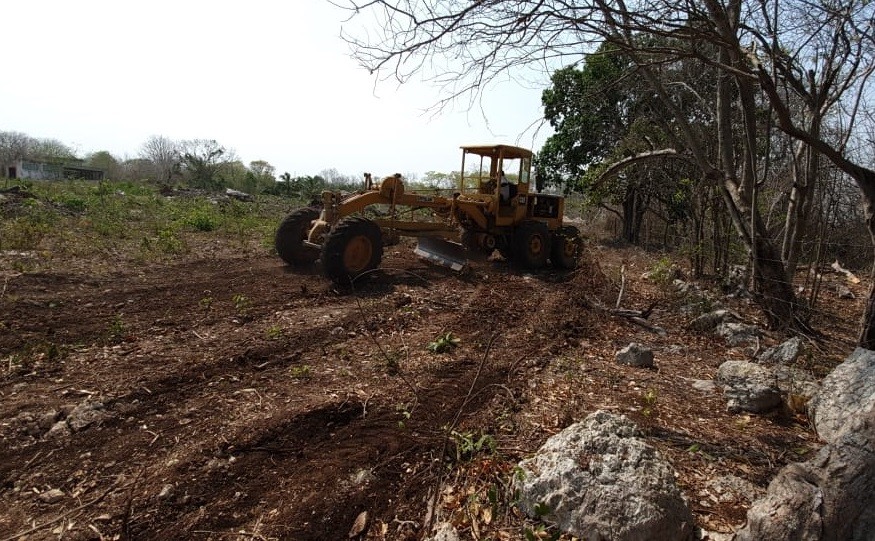 Construyen calles en Sucilá Construyen calles en Sucilá