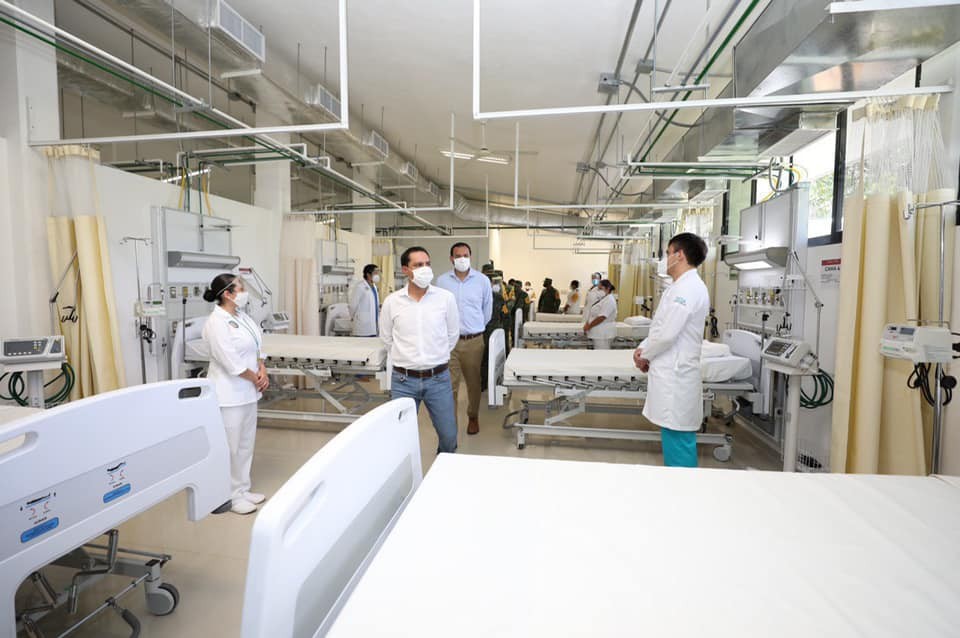 Desmienten saturación de hospitales en Yucatán Desmienten saturación de hospitales en Yucatán