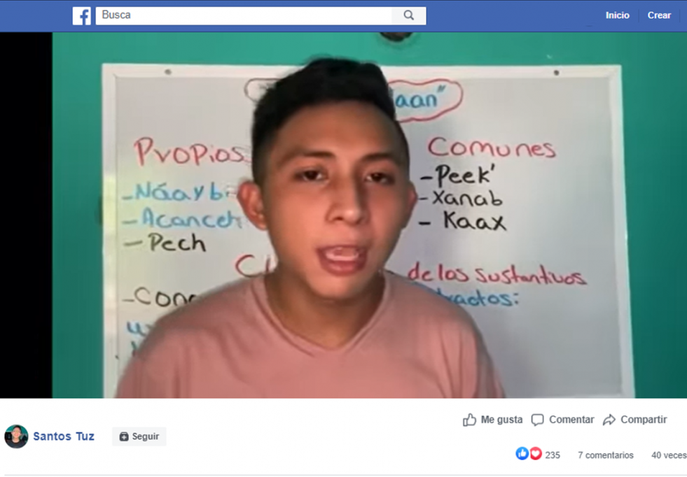 Enseña maya en Tik Tok y ayuda a su abuelita Enseña maya en Tik Tok y ayuda a su abuelita