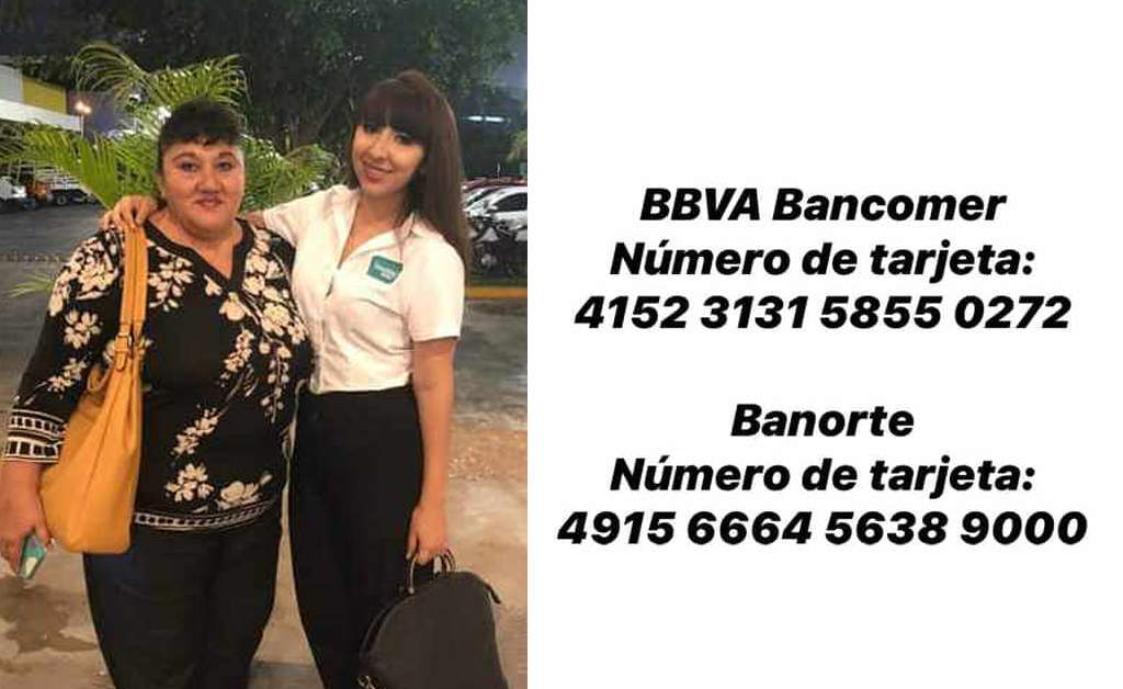 Pide ayuda para pagar la cirugía urgente de su mamá Pide ayuda para pagar la cirugía urgente de su mamá
