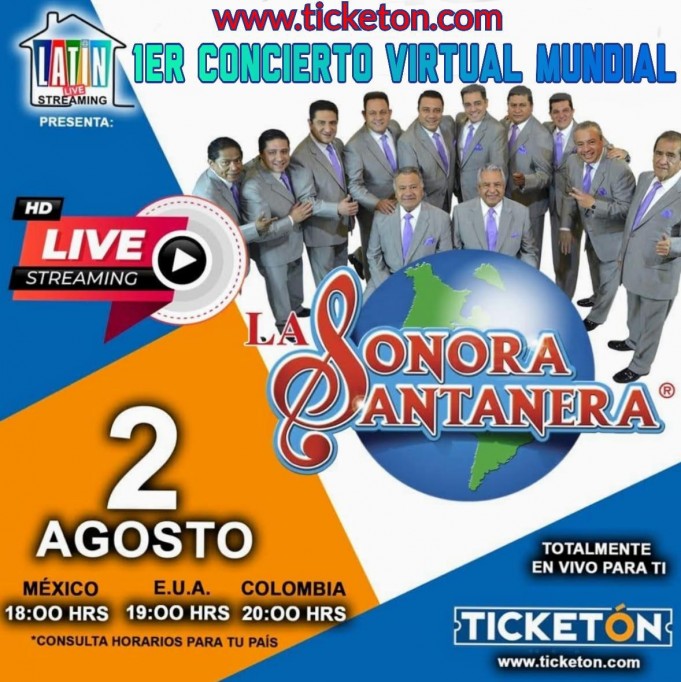 La Sonora Santanera te invita a su Concierto Virtual La Sonora Santanera te invita a su Concierto Virtual