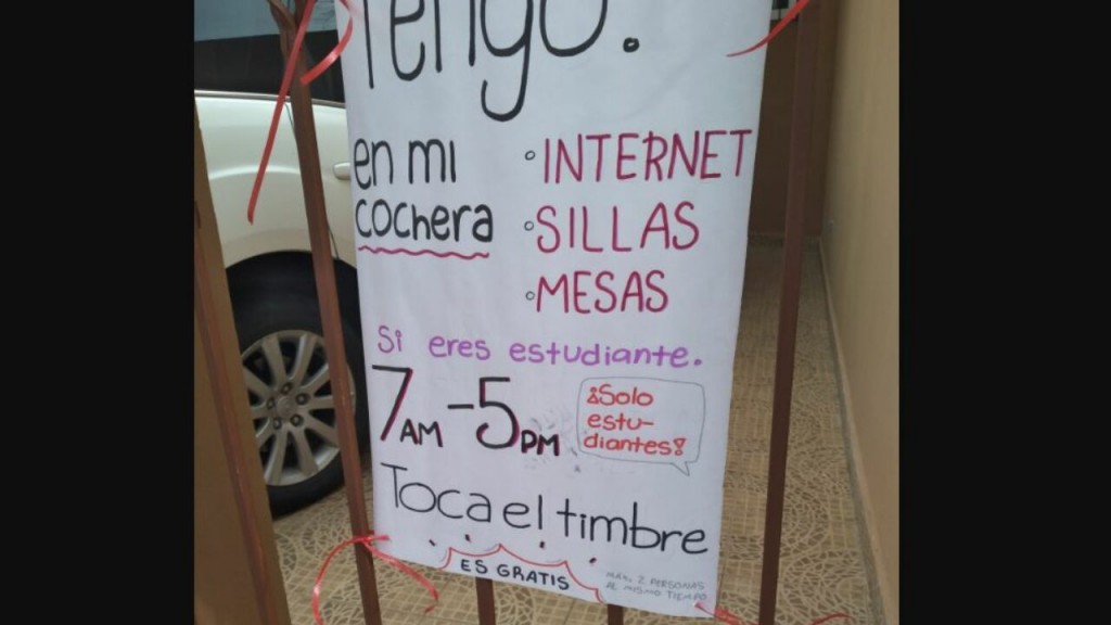 “Abre tu cochera” busca apoyar a estudiantes sin internet “Abre tu cochera” busca apoyar a estudiantes sin internet
