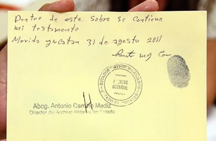 Recuerda… septiembre es el mes del Testamento Recuerda… septiembre es el mes del Testamento