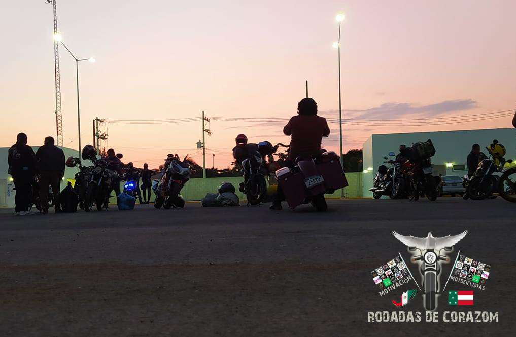Motociclistas recaudan víveres para la gente de Noc Ac Motociclistas recaudan víveres para la gente de Noc Ac
