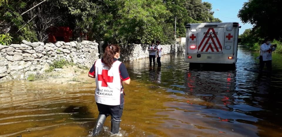 Cruz Roja recolectará víveres para damnificados  por inundaciones