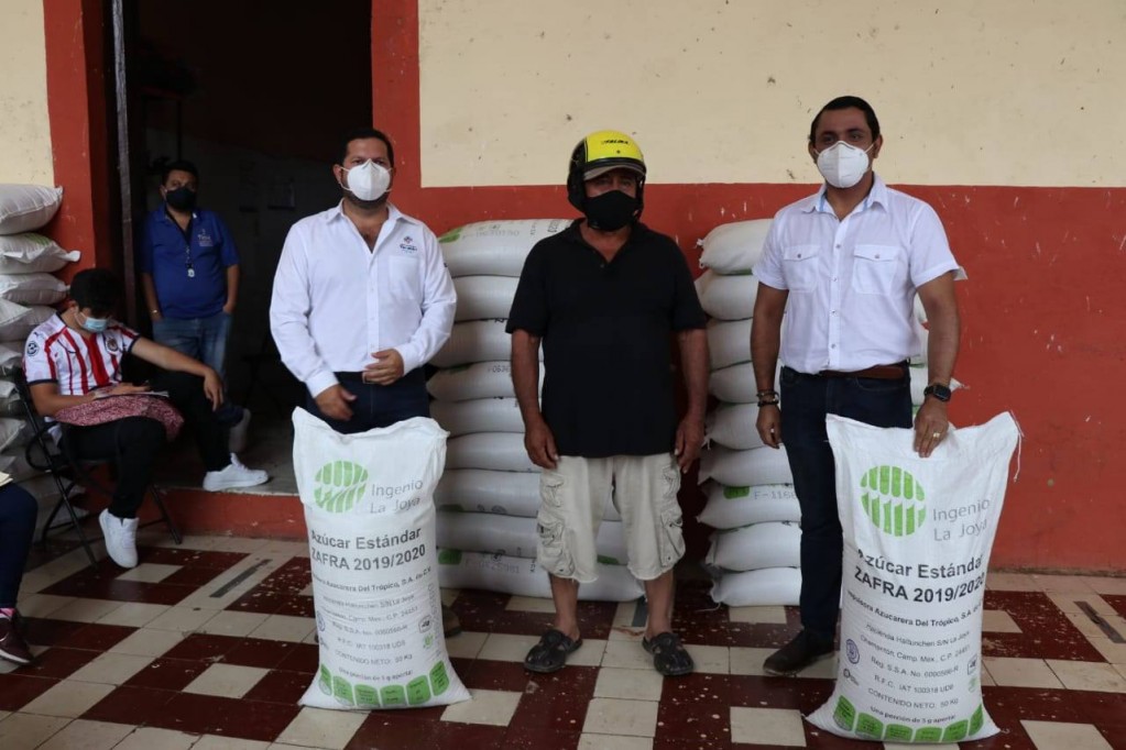 Gobierno del Estado apoya a productores apícolas con azúcar para las abejas Gobierno del Estado apoya a productores apícolas con azúcar para las abejas