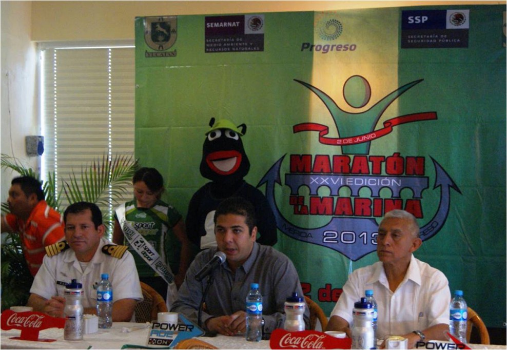 Presentan la vigésima sexta edición del maratón de la marina 2013 Presentan la vigésima sexta edición del maratón de la marina 2013