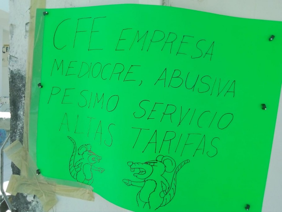 Hartos del servicio de la CFE, aún no tienen respuesta por los apagones Hartos del servicio de la CFE, aún no tienen respuesta por los apagones