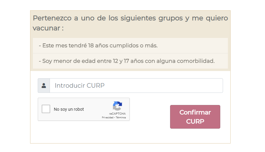Hoy comenzó el registro para vacunación de 12-17 años Hoy comenzó el registro para vacunación de 12-17 años