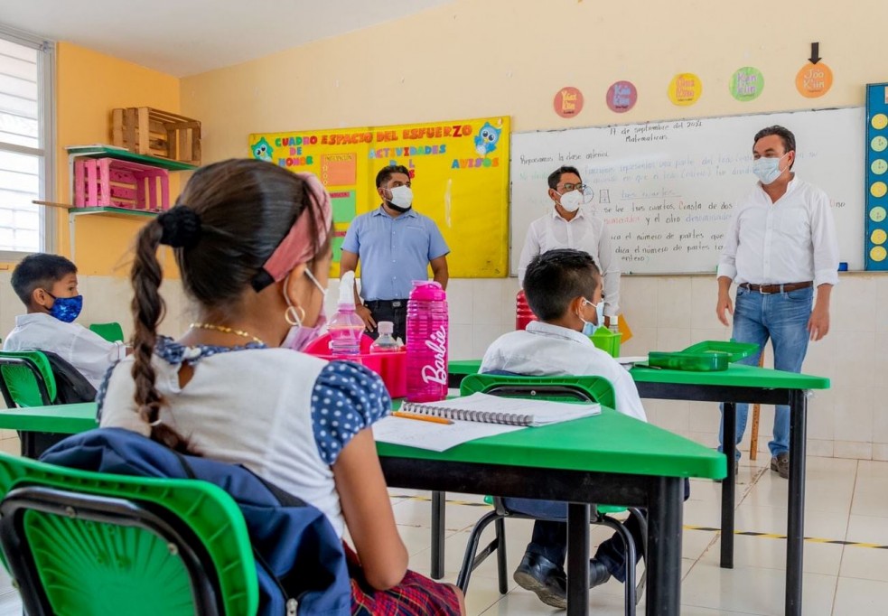 “No hay cierre de escuelas por Covid-19” “No hay cierre de escuelas por Covid-19”