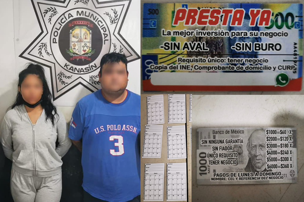 Detienen a “colombianos” de la red Gota a Gota, en Kanasín Detienen a “colombianos” de la red Gota a Gota, en Kanasín