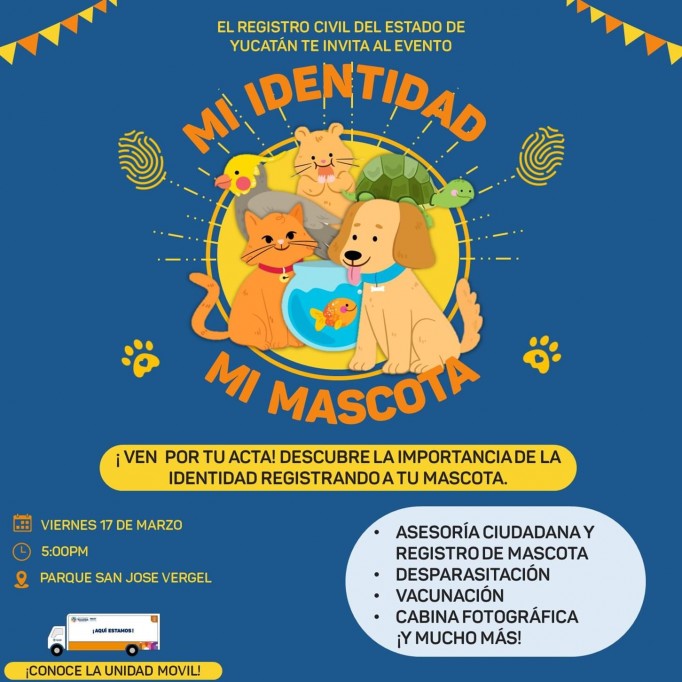 Registro Civil otorgará actas a mascotas Registro Civil otorgará actas a mascotas