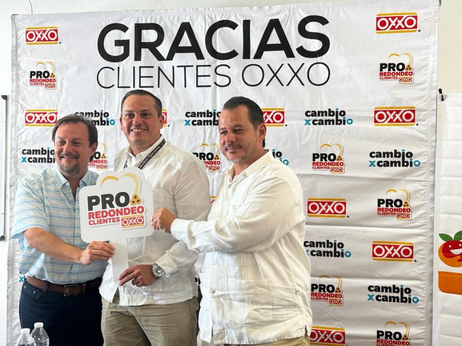 Clientes de Oxxo podrán donar al banco de alimentos de Mérida Clientes de Oxxo podrán donar al banco de alimentos de Mérida
