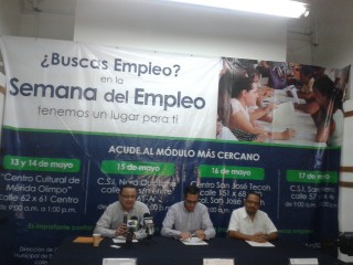 La Semana del Empleo ofertará mínimo 600 vacantes en Mérida La Semana del Empleo ofertará mínimo 600 vacantes en Mérida
