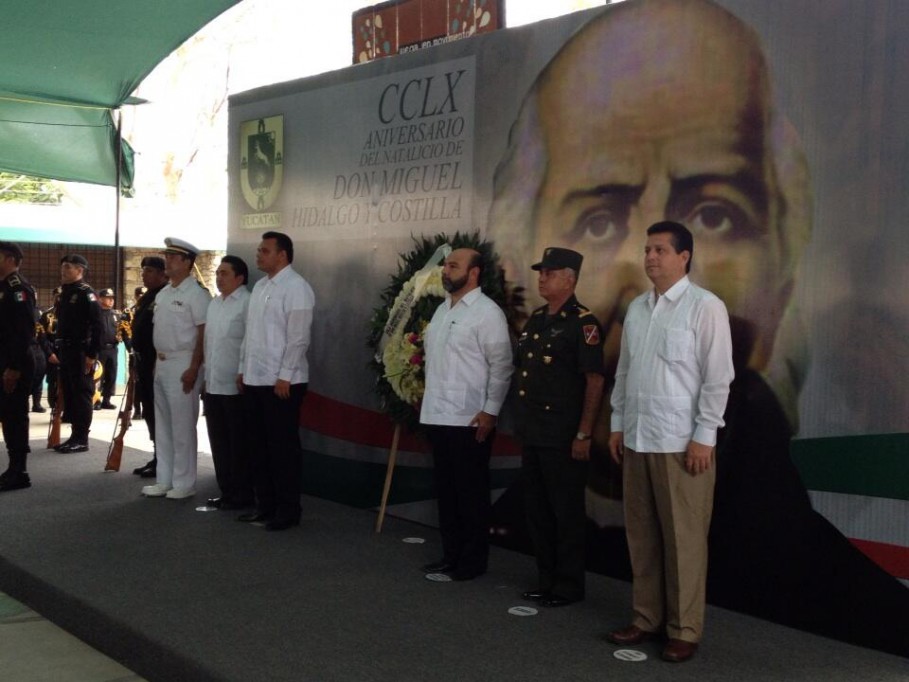 Conmemoran un aniversario más del natalicio de Don Miguel Hidalgo y Costilla Conmemoran un aniversario más del natalicio de Don Miguel Hidalgo y Costilla