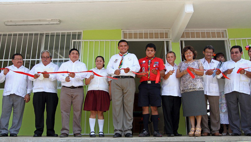 Construyen aulas y salones de danza con una inversión de más de tres mdp Construyen aulas y salones de danza con una inversión de más de tres mdp