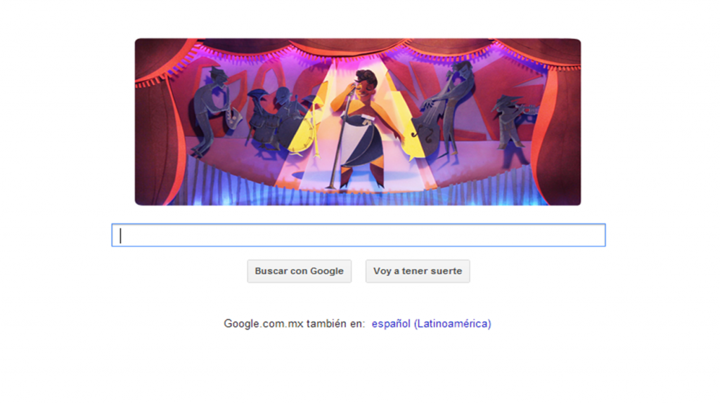 Google homenaje con un doodle a Ella Fitzgerald Google homenaje con un doodle a Ella Fitzgerald