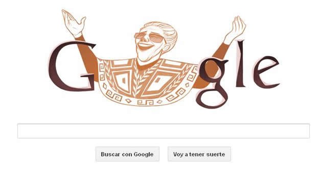 Google le dedica un doodle a Chavela Vargas Google le dedica un doodle a Chavela Vargas