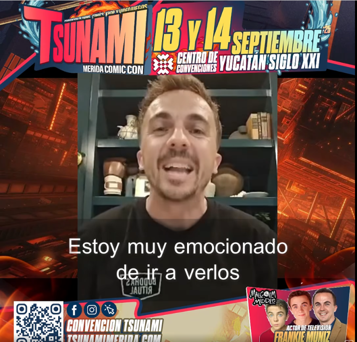 Tsunami Mérida Comic Con 2025: la convención más grande del Sureste reúne a estrellas internacionales