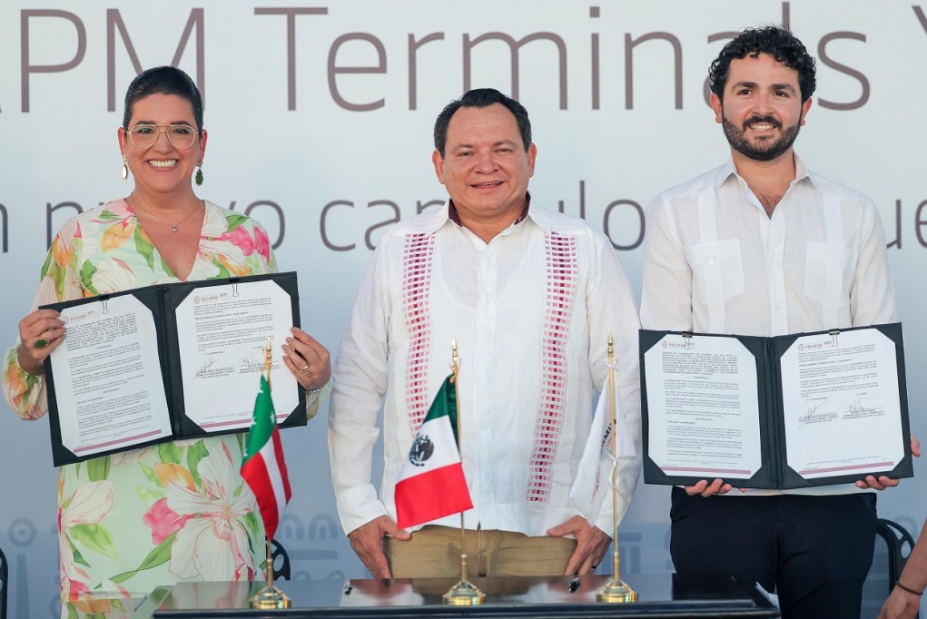 En la ampliación del Puerto de Progreso Yucatán ya consiguió un aliado