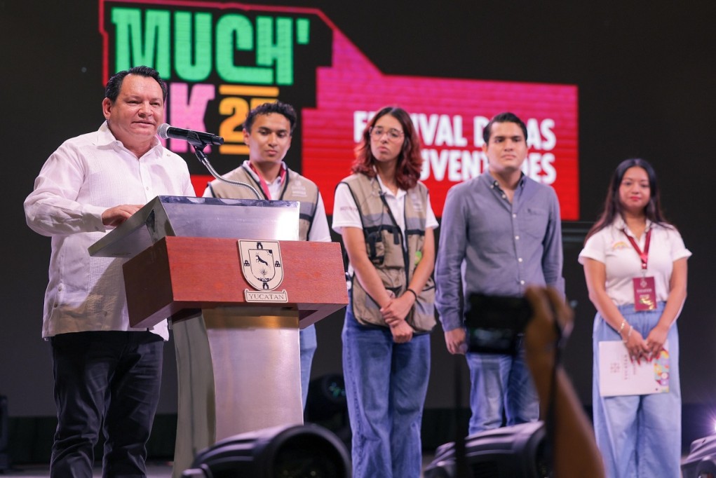 Joaquín Díaz Mena inaugura el Much’Ik Festival de las Juventudes Joaquín Díaz Mena inaugura el Much’Ik Festival de las Juventudes