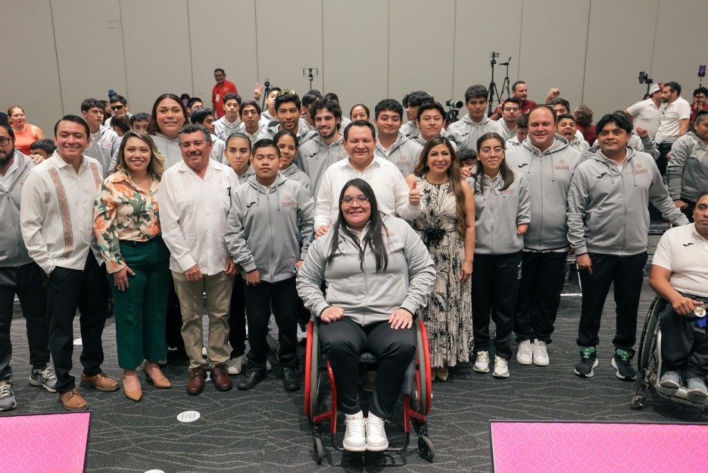 Abanderan a delegación yucateca para la Paralimpiada Nacional Conade 2025 Abanderan a delegación yucateca para la Paralimpiada Nacional Conade 2025