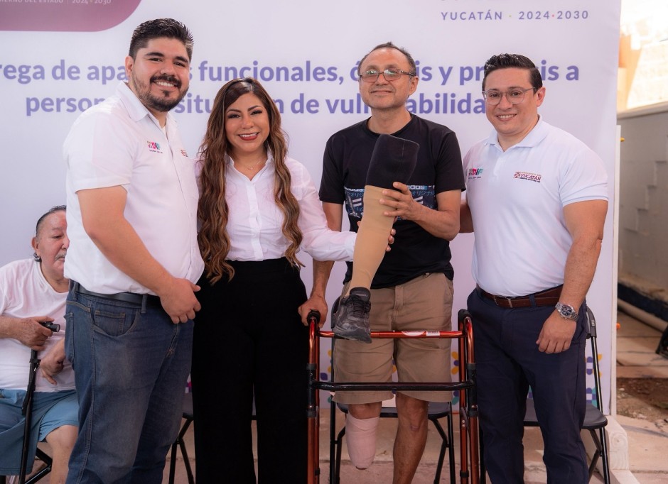 Entrega DIF Yucatán apoyos que transforman vidas con prótesis, órtesis y aparatos funcionales Entrega DIF Yucatán apoyos que transforman vidas con prótesis, órtesis y aparatos funcionales