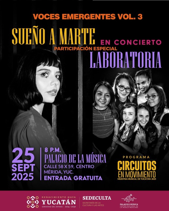Sueño a Marte y Laboratoria pondrán el ritmo indie en Voces Emergentes Vol. 3