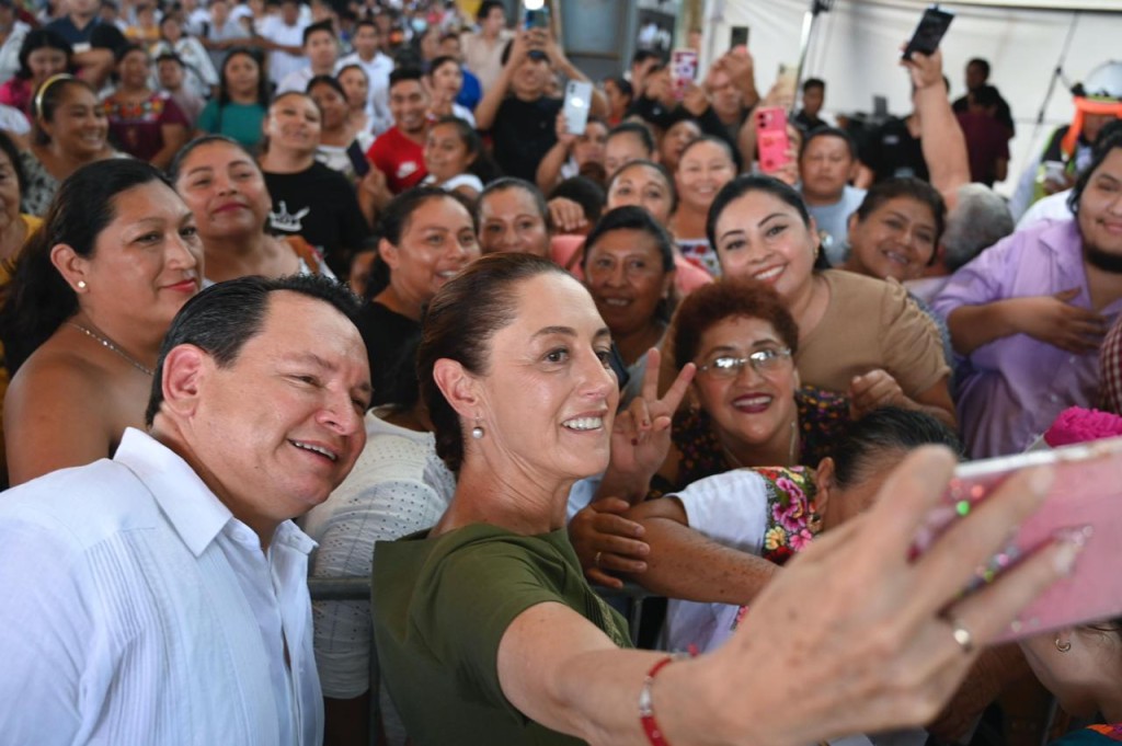 Acompañaron 156 mil personas a Claudia Sheinbaum en recorrido por el sur del país Acompañaron 156 mil personas a Claudia Sheinbaum en recorrido por el sur del país