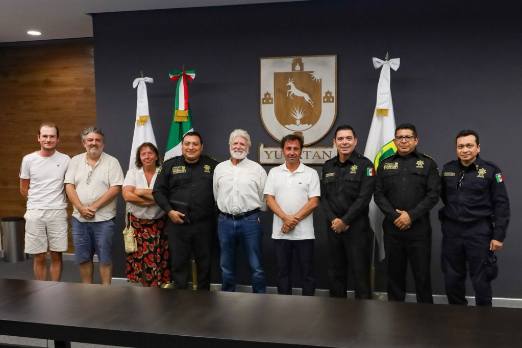 Visitan autoridades francesas al C5i de la SSP