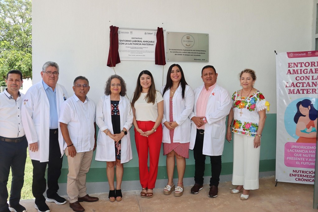 Hospital General de Tekax, entorno laboral amigable con la lactancia materna