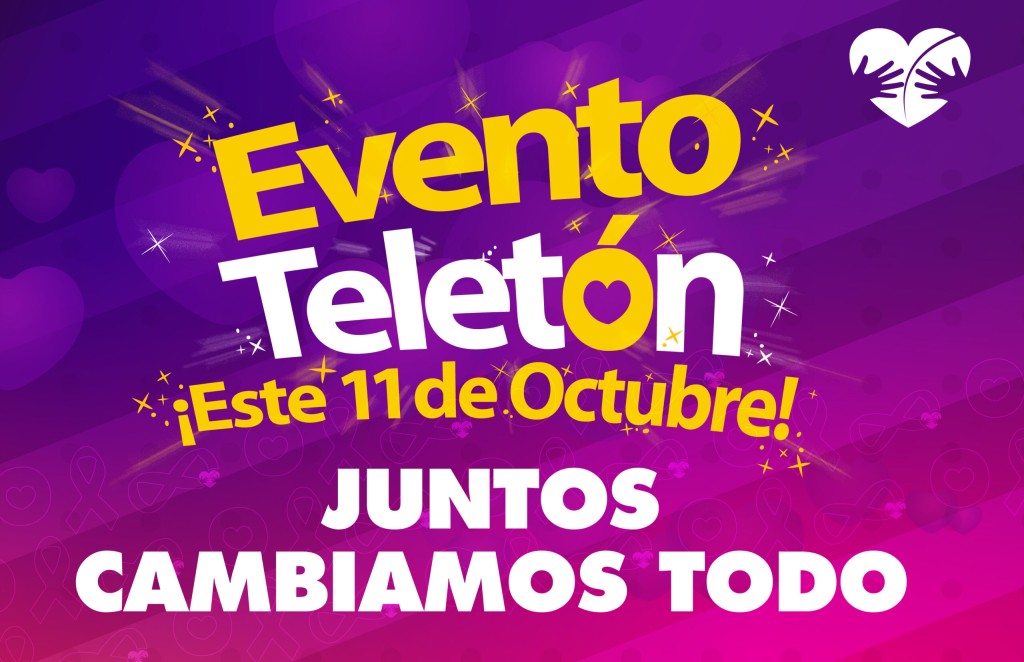 Modifican fechas de El Teletón, será el 11 de octubre