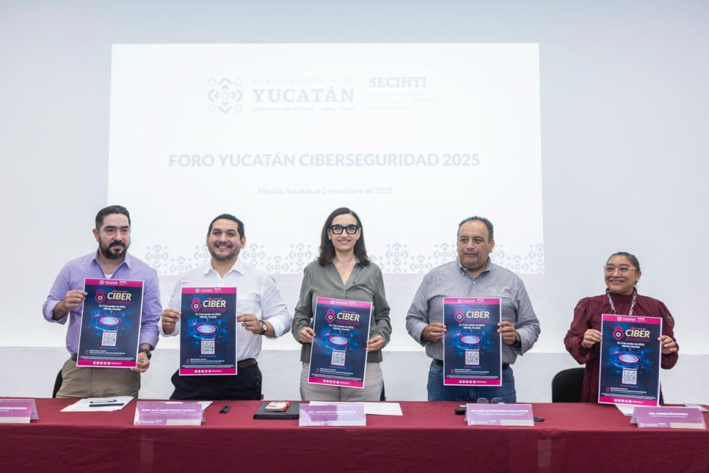 Afianza Yucatán liderazgo en ciberseguridad, con foro internacional Afianza Yucatán liderazgo en ciberseguridad, con foro internacional
