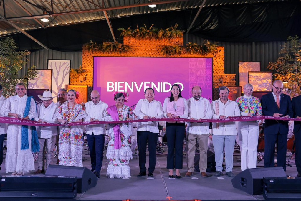 Inaugura Díaz Mena su primera semana de Yucatán en México