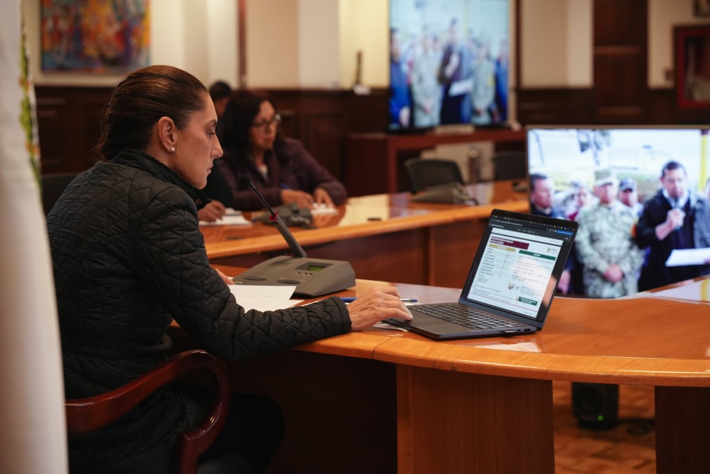 Al pendiente la presidenta de las afectaciones por lluvias
