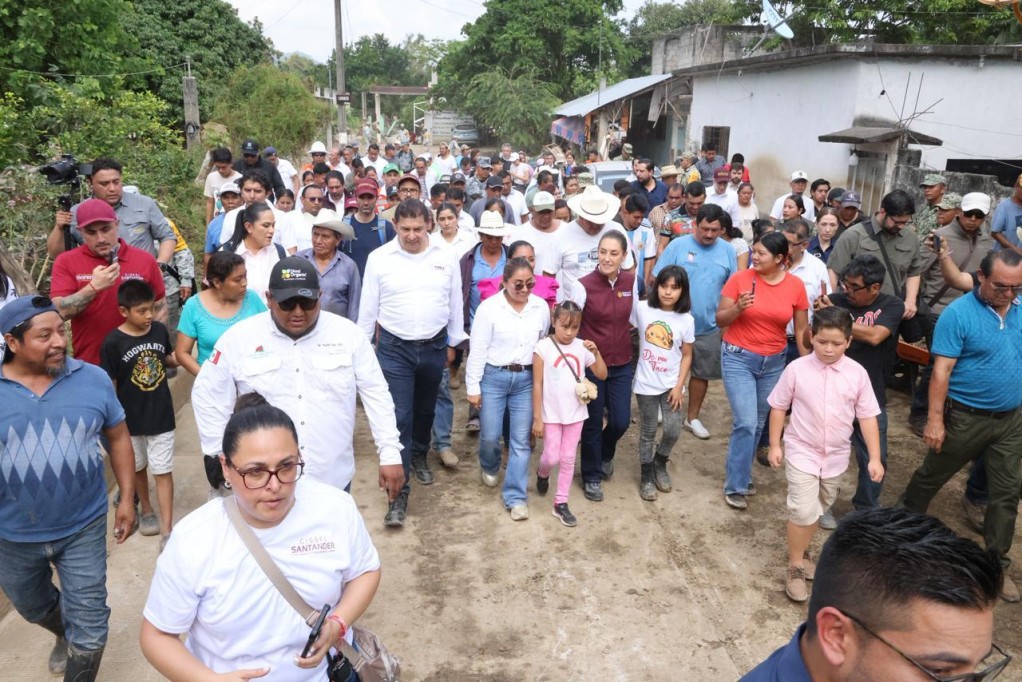 Continúa Claudia Sheinbaum recorridos de supervisión por Pantepec, Puebla Continúa Claudia Sheinbaum recorridos de supervisión por Pantepec, Puebla