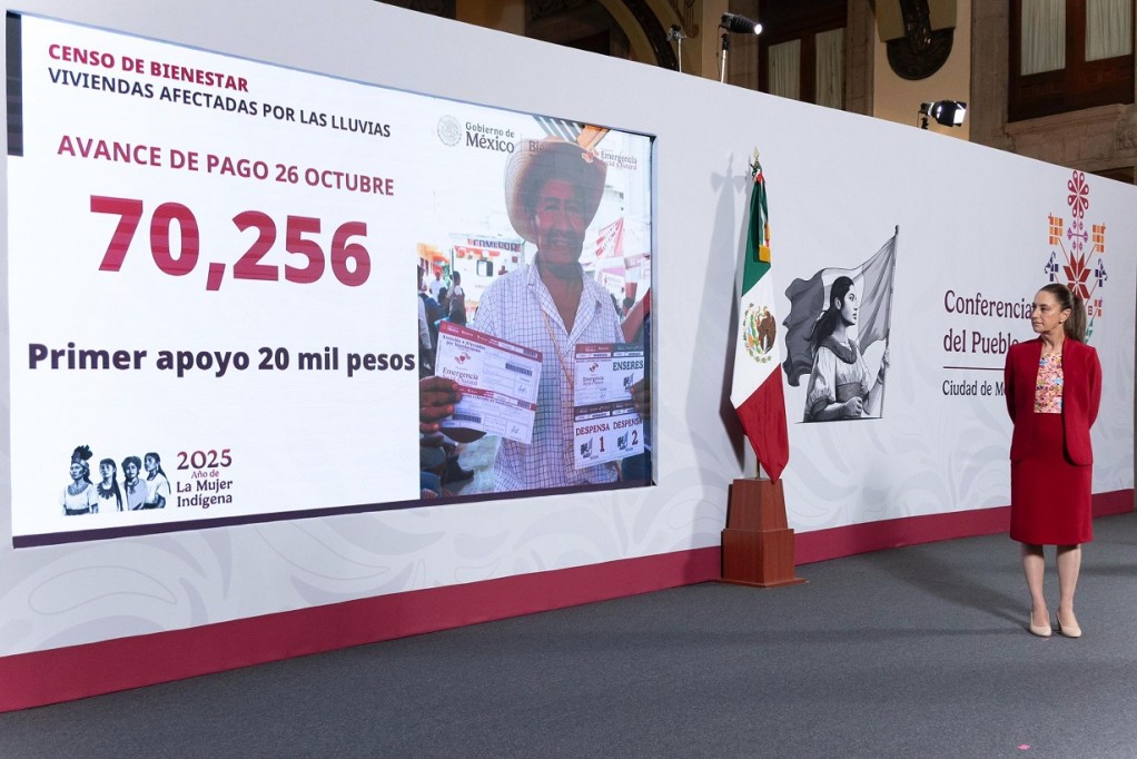 Gobierno Federal ha otorgado 70 mil 256 apoyos a personas afectadas por las lluvias Gobierno Federal ha otorgado 70 mil 256 apoyos a personas afectadas por las lluvias