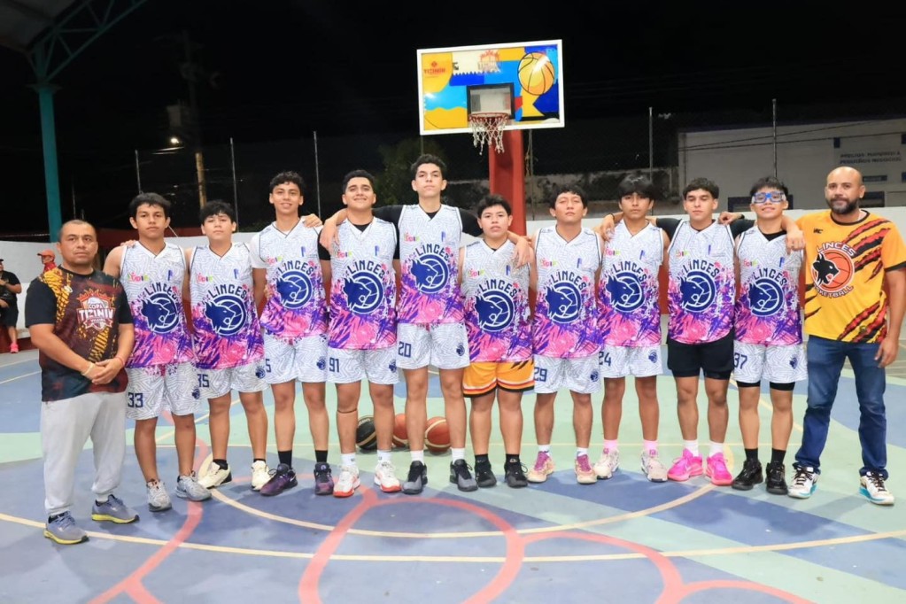 Inicia en Tizimín el Segundo Torneo de Básquetbol Municipal Nocturno de segunda fuerza varonil