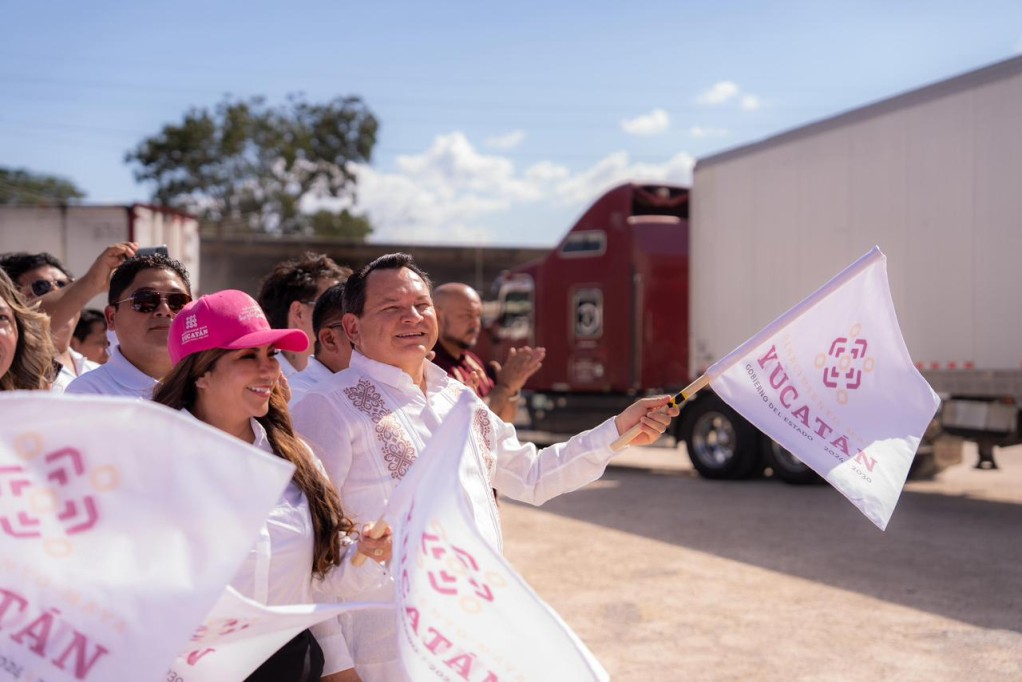 Yucatán envía 30 toneladas de ayuda humanitaria a estados afectados por lluvias