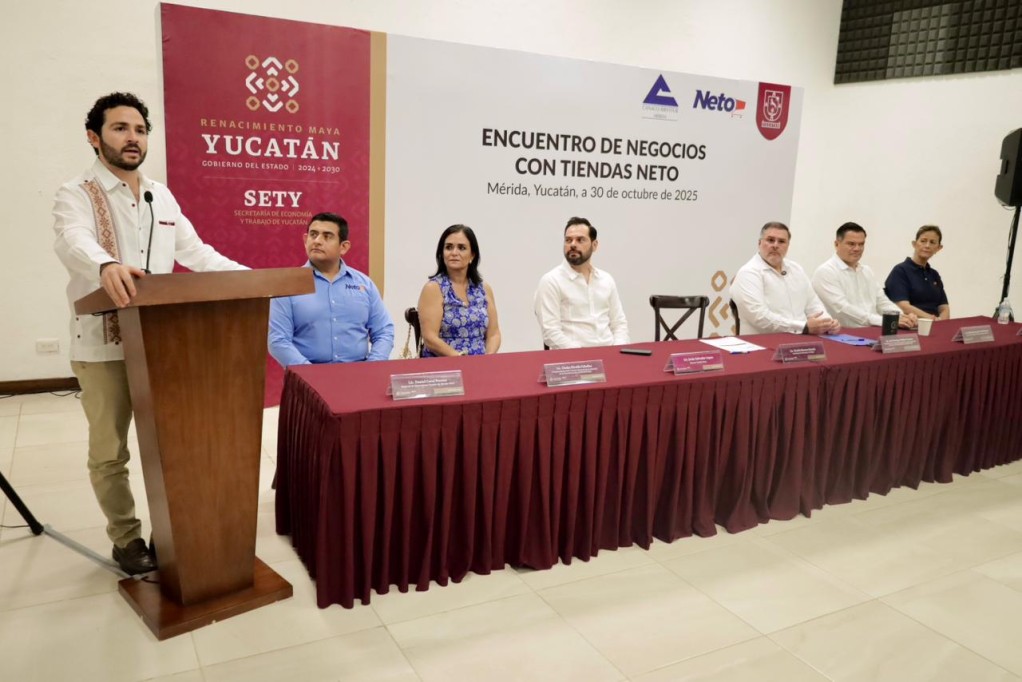 Realizaron Sexto Encuentro de Negocios y anuncian inversión de 400 MDP con “Tiendas Neto”, en Yucatán Realizaron Sexto Encuentro de Negocios y anuncian inversión de 400 MDP con “Tiendas Neto”, en Yucatán
