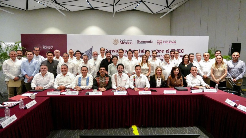 Yucatán realiza Consultas Estatales sobre el T-MEC para fortalecer competitividad e inversión